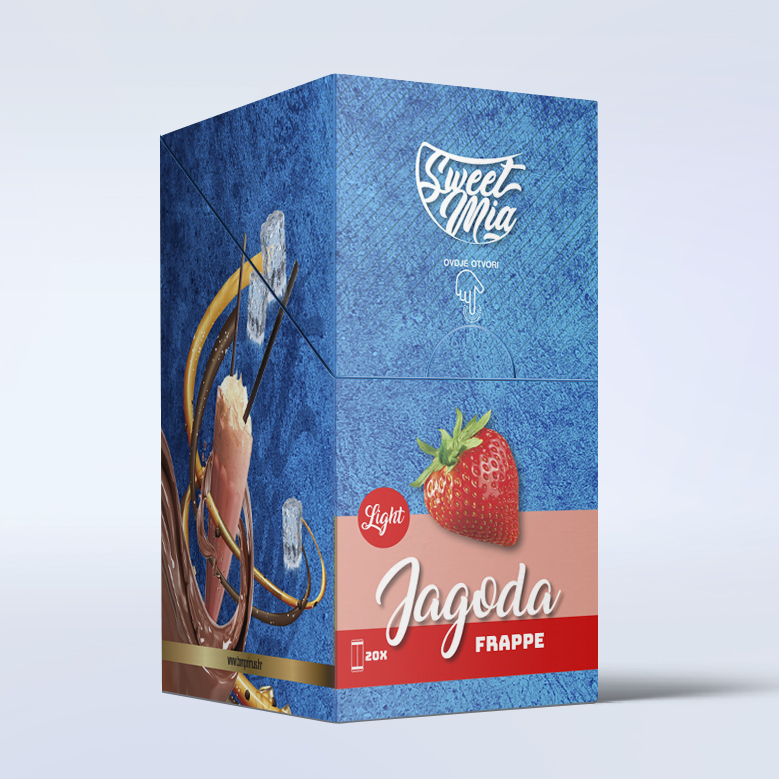 Frape jagoda instant LIGHT - Sweet mia, 25 g, 20/1
